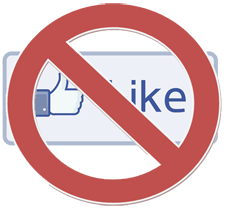 Facebook No Like Button