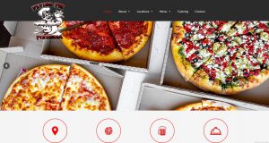 Flying Pie Pizzeria website screenshot